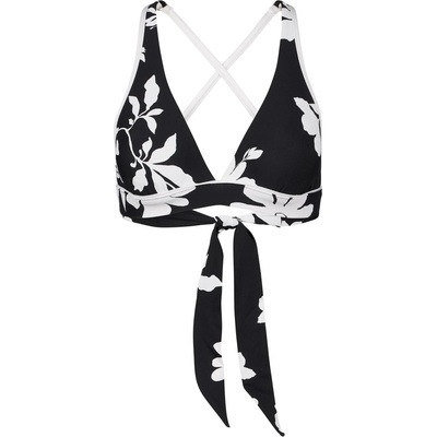Seafolly Дамско бикини горнище Seafolly Mayflower Multi Fit Longline Tri Bikini top - Black - размер 32 (EU) (150-6642-0111)