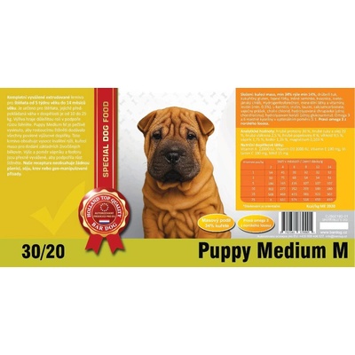 Bardog Puppy Medium M 30/20 4 kg