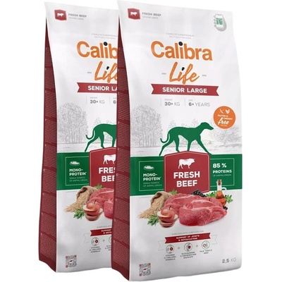 Calibra Dog Life Senior Large Fresh Beef 2 x 12 кг