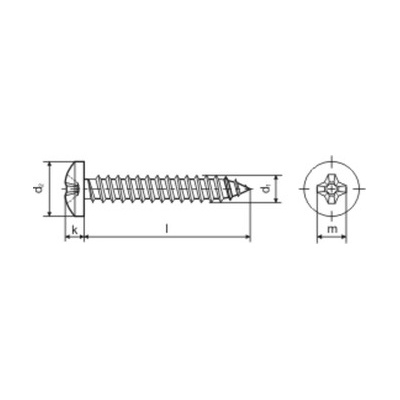 Skrutky univerzálne WT WINTECH a.s. 1 x 1 mm 2,25 kg / 1 ks.