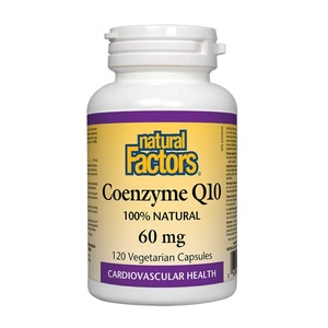 Natural Factors Coenzyme Q10/ Коензим Q10 60 mg x 120 капсули Natural Factors (2079 NF)