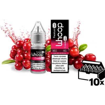 WHOOP SALT Cranberry 10 x 10 ml 20 mg