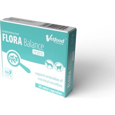 Vetfood flora balance mini 30 kapsúl