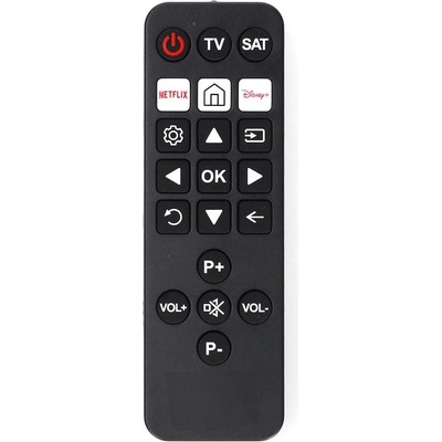 Diaľkový ovládač Nedis TVRC23SNBK