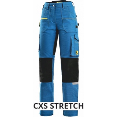 CXS Nohavice STRETCH dámske stredne modro čierne