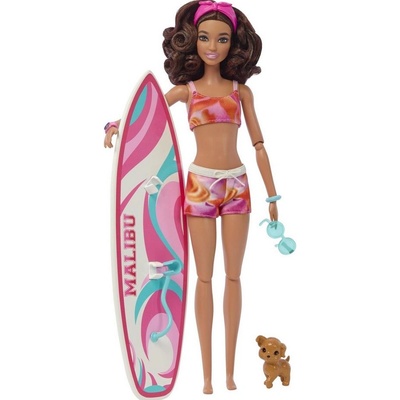 Barbie Mattel Barbie - Плажна кукла с уейкборд (HPL69) (89707)