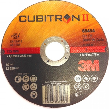 3M Cubitron II Rezny kotúč 115 x 1,6 x 22 mm 65454