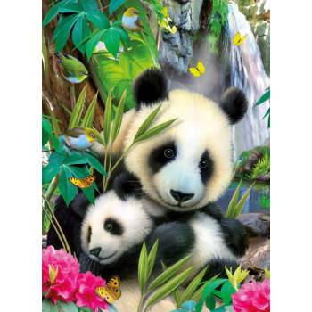 Ravensburger - Puzzle Lovely Panda - 300 piese
