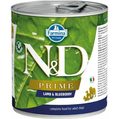 N&D dog Prime Adult Lamb & blueberry 285 g