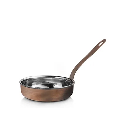 Horecano ANTIQUE-Мини тиганче с медно покритие 13.50cm x 3.75cm - 400 ml(SG-95256(A) (0184145)