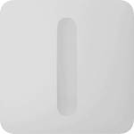 Ajax Systems 91254.257. WH1 SoloButton Тъч бутон (диммер) - бял (91254.257.WH1)