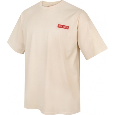 Husky pánske bavlnené tričko Tee Panorama M beige