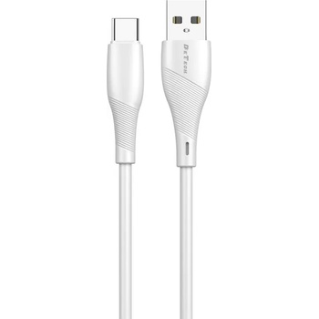 Image 1 of DeTech Кабел за данни DeTech DE-44C3, Type-C, 3.0m, Бял - 40272