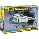 Zvezda Модел Комплект хеликоптер 7254 - MIL Mi-8 Спасителен хеликоптер (1: 72) (32-7254)