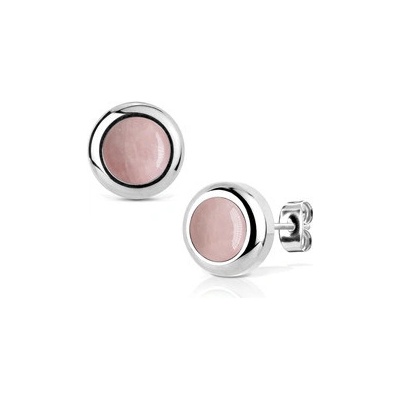 Nubis ocelové náušnice s Růženínem NB008-08