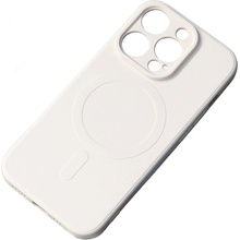 Hurtel Silikonový kryt s MagSafe pro iPhone 16e - béžový