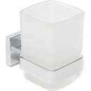 SAT Simply S Držiak pohárov chróm / mliečne sklo SATDSIMS27