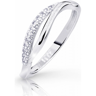 Cutie Jewellery prsten z bílého zlata se zirkony Z8054 10 X 2