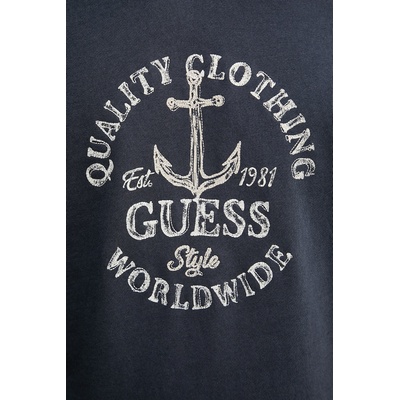 GUESS обикновен мъжки памучен суичър (M6GQ23.K3464)