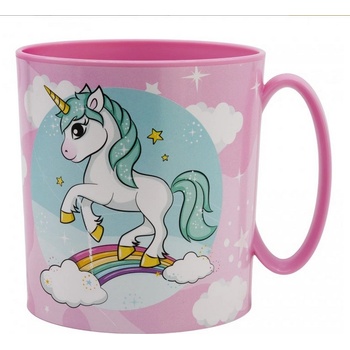 Storline Plastový hrnek UNICORN JEDNOROŽEC růžový 350 ml