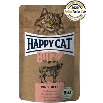Image 1 of Happy Cat Organic Beef пауч с био говеждо месо за възрастни котки 85gr