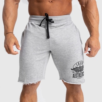 Iron Aesthetics pánské teplákové kraťasy Force šedá šedé