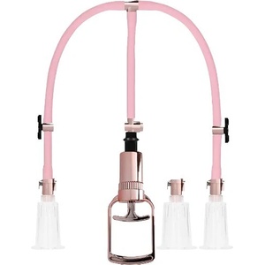 Pumped Вакуумна помпа за зърна и клитор Rose Gold, голяма