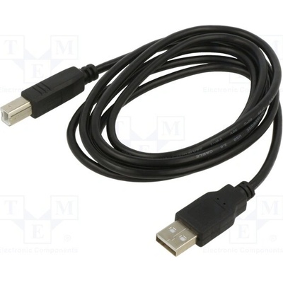 ART KABUSB2 AB 2M AL-OEM-100 USB 2.0 USB A vidlice USB B vidlice 1,8m černý