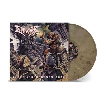 Dismember - Where Ironcrosses Grow - ltd./sand Marbled Vinyl LP