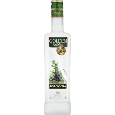 Imperátor Golden Ľadová Borovička 38% 0,5 l (čistá fľaša)