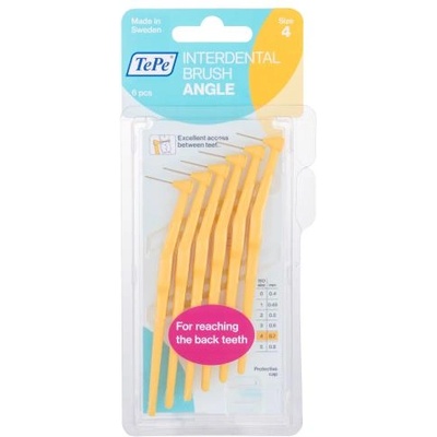 TePe Angle 0, 7 mm междузъбни четки с диаметър 0, 7 мм 6 бр