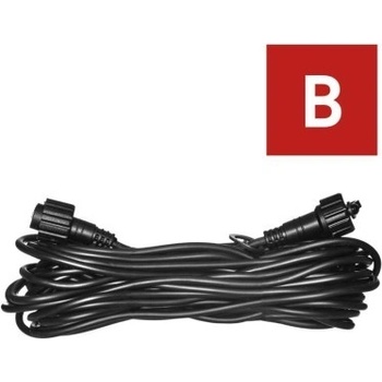 EmosLighting D2ZB01 Prodlužovací kabel pro spojovací řetězy Profi černý 10 m venkovní i vnitřní