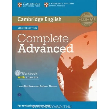 Cambridge English Complete Advanced Workbook with answers Second edition
