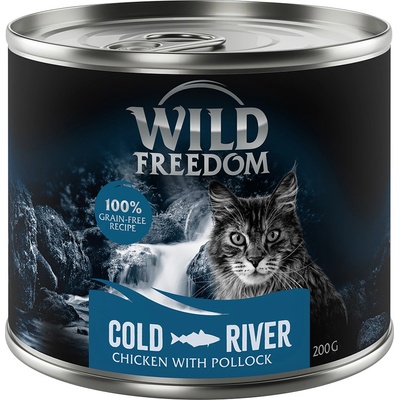 Wild Freedom Adult Cold River treska & kuracie 12 x 200 g
