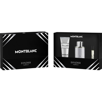 Mont Blanc КОМПЛЕКТ MONTBLANC EXPLORER PLATINUM Eau de Parfum + Travel Spray + Shower Gel Eau de Parfum мъжки 100ml