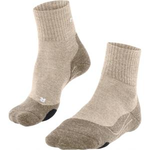Falke Мъжки туристически чорапи Falke TK2 Wool Short Walking socks - Natural - размер 42-43 (EU) (201-6582-0714)