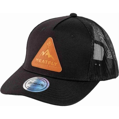 Meatfly шапка с козирка Corey Trucker Black Peak | Черна | Meatfly | Cheren | МЪЖЕ | ЕДИН РАЗМЕР
