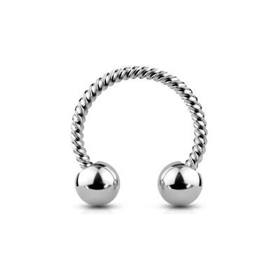Šperky4U piercing podkova vroubkovná PV1005ST-1612