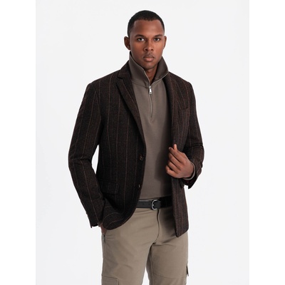 Ombre Clothing Елегантно мъжко структурирано плетено яке Ombre Clothing Ombre Clothing | Kafyav | МЪЖЕ | S