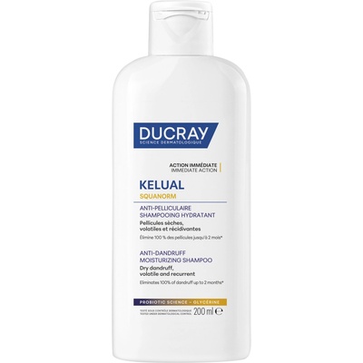 Ducray Kelual Squanorm Šampon hydratační na suché lupy 200 ml