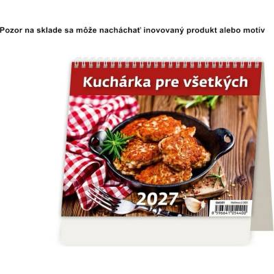 Stolový riadkový 17,1x13,9 cm MiniMax Kuchárka pre všetkých 2027