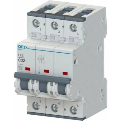OEZ 3p C 40A 6kA LTE
