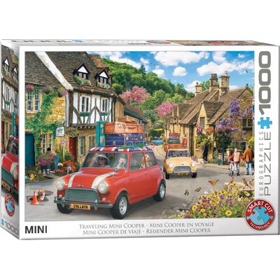 EUROGRAPHICS Mini Cooper na cestách 1000 dílků