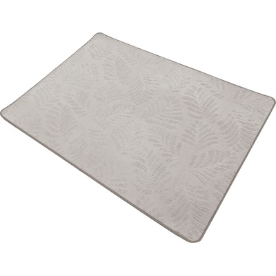 Takoy Koberec 80x150 vzor lístie šedý-HT-00402 | 80 x 150 cm