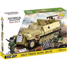 COBI 3130 World War II Německý kolopásový obrněný transportér Sd.Kfz. 251/10 1:35