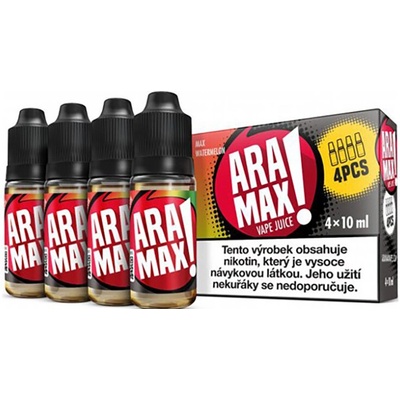 Aramax Max Watermelon 4 x 10 ml 18 mg