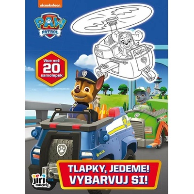 Vybarvuj si! Tlapková Patrola Tlapky jedeme