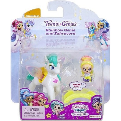 Mattel Shimmer i Shine 17146 Set jednorožec bílý a Džin