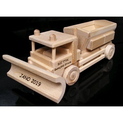 Soly Europe Dřevěný sypač, posypový vůz 30 cm