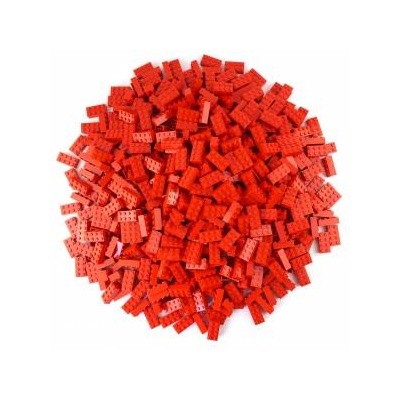 LEGO® Lego® Service 3458 - bricks, black, 2 x 4 studs, 50 pieces - 3001